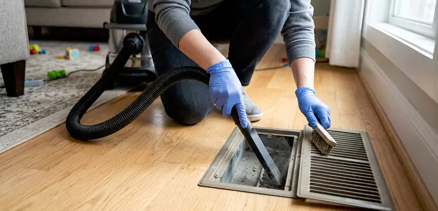 Heating Floor Vent Cleaning in Cape Coral